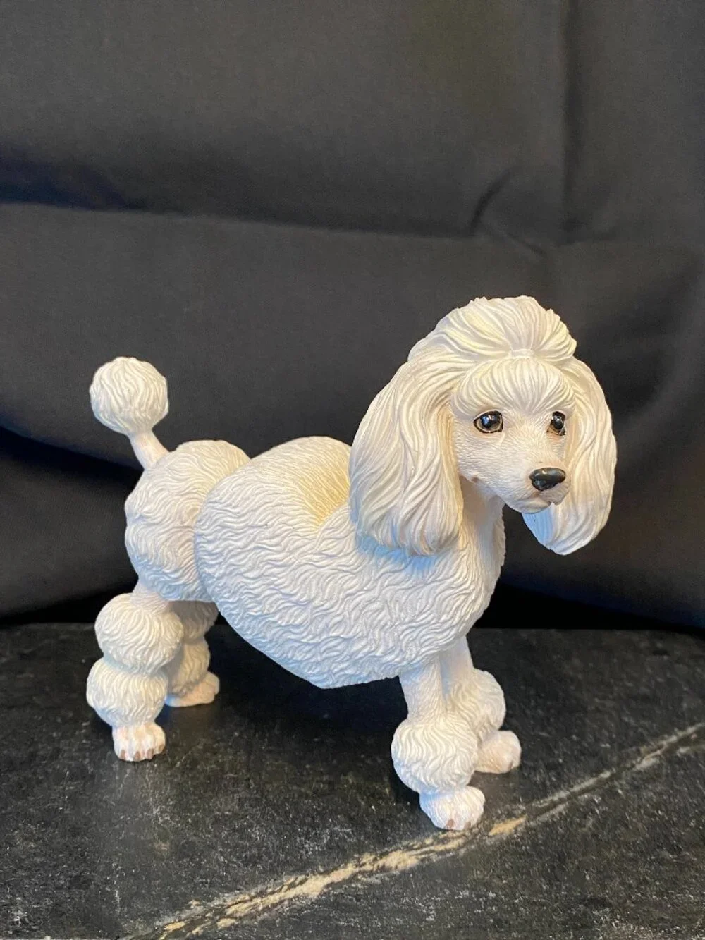 VTG Westland Giftware Poochware White Poodle Figurine 11578 Rare